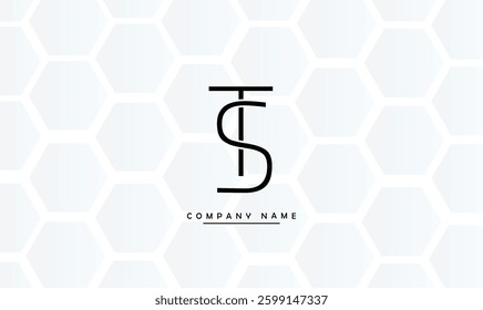 TS, ST Abstract Letters Logo Monogram