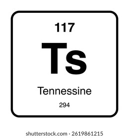 Ts Tennessine
Tabela periódica de elementos da química
