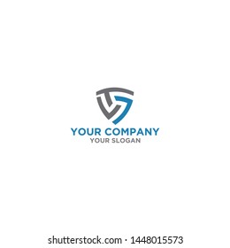 TS Triangle Logo Design Vector