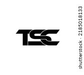 TSC letter monogram logo design vector