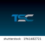 TSC Typography logo vector Template