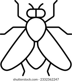 tsetse fly tsetse housefly fly insect Outline