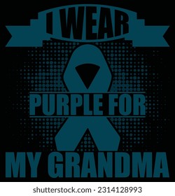 alzheimer’s tshart art vector design