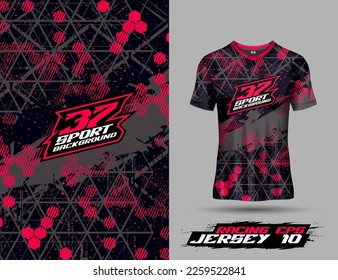 Tshirt abstract background for extreme sport jersey team, motocross, car racing, cycling, fishing, diving, leggings, football, gaming