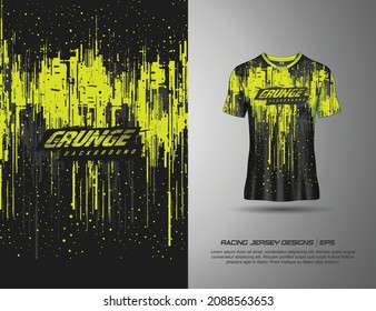 Tshirt abstract grunge background for extreme sport jersey team, motocross, race car, cycling, fishing, diving, leggings, football, gaming