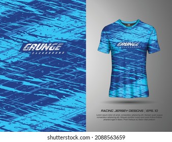 Tshirt abstract grunge background for extreme sport jersey team, motocross, race car, cycling, fishing, diving, leggings, football, gaming