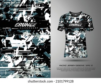 Tshirt Abstract Grunge Background For Extreme Sport Jersey Team, Motocross, Cycling, Fishing, Diving, Leggings, Football, Gaming