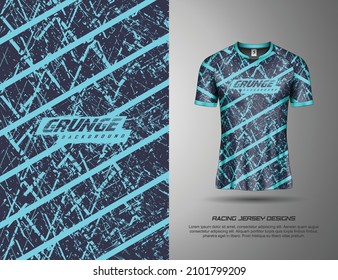 Tshirt abstract grunge background for extreme sport jersey team, motocross, cycling, fishing, diving, leggings, football, gaming