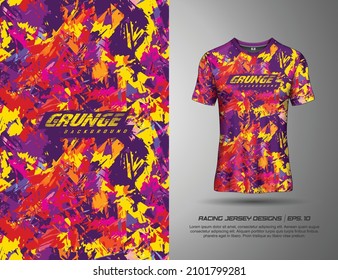 Fondo abstracto de la camiseta para el equipo de la camiseta deportiva extrema, motocross, ciclismo, pesca, buceo, leggings, fútbol, juegos