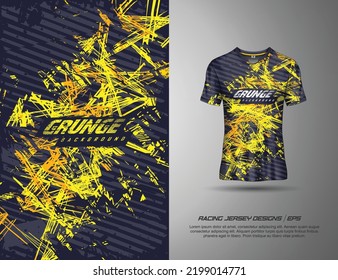 Tshirt abstract grunge background for extreme sport jersey team, motocross, cycling, fishing, diving, leggings, football, gaming