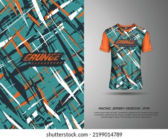 Tshirt abstract grunge background for extreme sport jersey team, motocross, cycling, fishing, diving, leggings, football, gaming