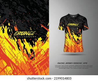 Tshirt abstract grunge background for extreme sport jersey team, motocross, cycling, fishing, diving, leggings, football, gaming