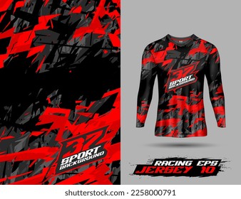 Tshirt abstract grunge background for extreme sport jersey team, motocross, car racing, cycling, fishing, diving, leggings, football, gaming