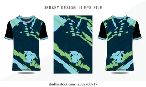 Tshirt abstract grunge jersey design