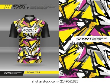 Tshirt abstract seamless texture background for sports jersey, soccer, racing, gaming, motocross, cycling, downhill, leggings