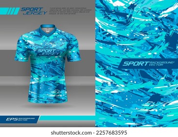 Tshirt abstract texture with geometric background for extreme sports jersey, racing, soccer, gaming, motocross, cycling, downhill, leggings