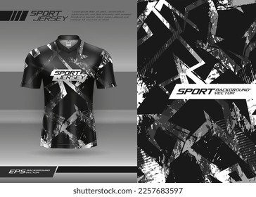 Tshirt abstract texture with grunge background for extreme sports jersey, racing, soccer, gaming, motocross, cycling, downhill, leggings