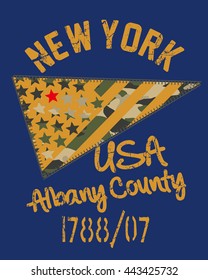 T-shirt for the American Flag  print design