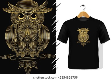 t-shirt and apparel trendy animal line art  illustration 