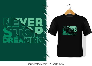 t-shirt and apparel trendy life quotes colorful typography design
