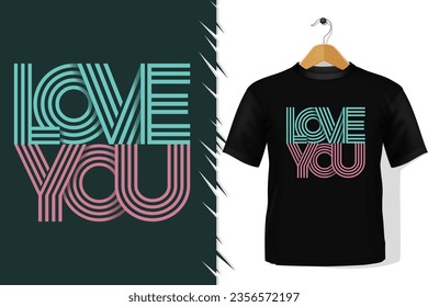 t-shirt and apparel trendy life quotes colorful typography design