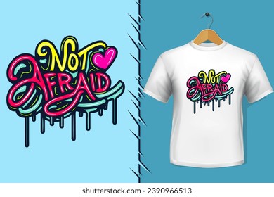 t-shirt and apparel trendy life quotes colorful typography design