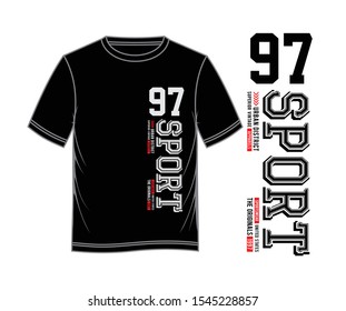 T-shirt and apparel typography design. Sport wear, varsity graphics,
poster. Vector print