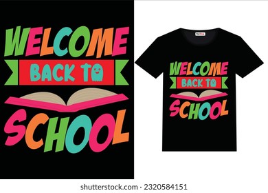 camiseta, de vuelta a la escuela, profesora, escuela, vector, estudiante, niños, preescolar, educación, tipografía,
 feliz, moda, primero, concepto, divertido, negro, mensaje, vacaciones, aula, secundaria, frontal,