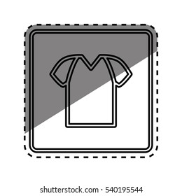 Tshirt basic wear icon vector illustration graphic design