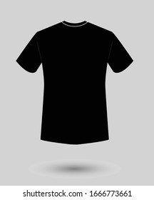 T-shirt black graphic vector design. 