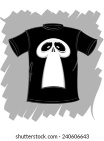 T-shirt black Target vector illustration