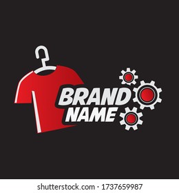 T-shirt Brand Name Logo Vector