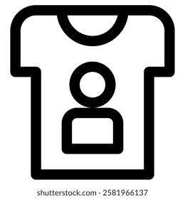 Tshirt Clothes Icon for Democracy Politics Election