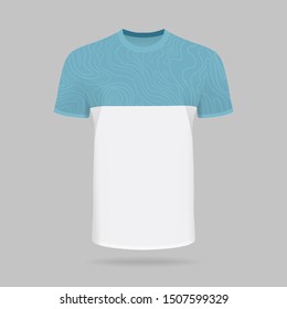 T-shirt Clothing Design. New Sport T-shirt Vector Template