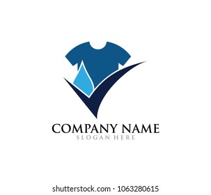 t-shirt clothing fashion vector logo design template