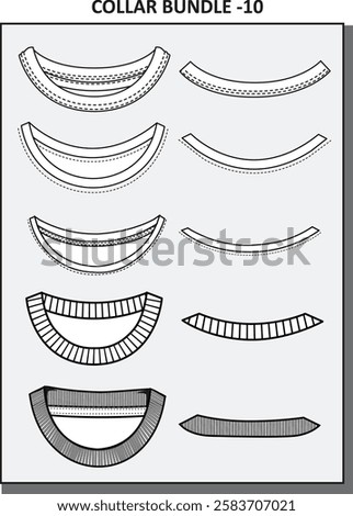 TSHIRT COLLAR BUNDLE PACK COLLECTION