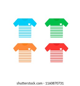 T-shirt collection icon