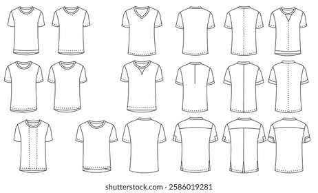 A T-Shirt Collection Sketch variation