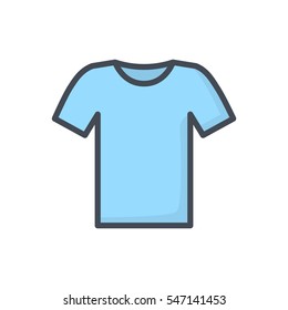 T-shirt colored icon