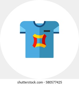 T-shirt as Custom Printing Concept Icon