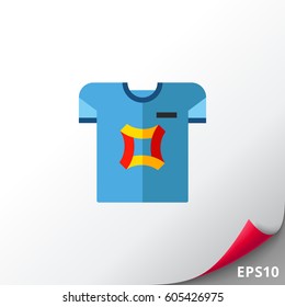 T-shirt as Custom Printing Concept Icon