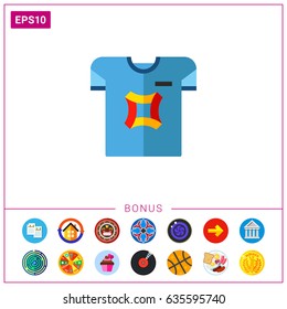T-shirt as Custom Printing Concept Icon