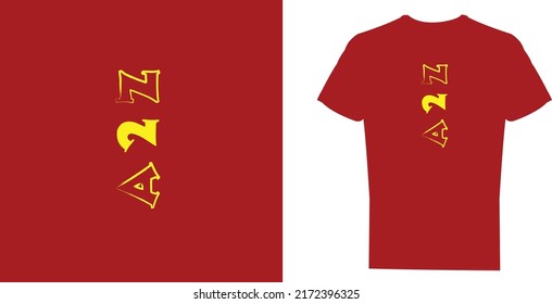 T-shirt Design, A2Z style, ready to print
