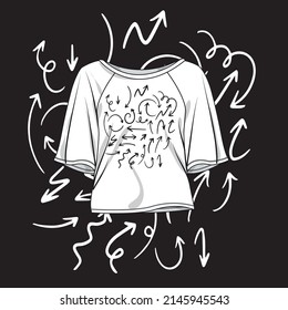 tshirt design. arrows and more