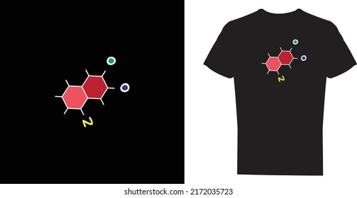 t-shirt design art and science, ready to print