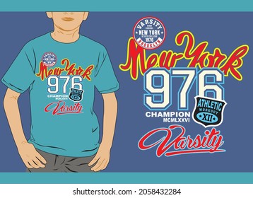 arte de diseño de camisetas para junior 
