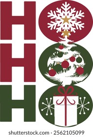 T-shirt design based on Christmas celebration