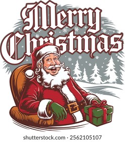 T-shirt design based on Christmas celebration