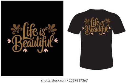 T-shirt design with a beautiful art and calligraphy.