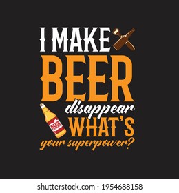 t-shirt design with beer party